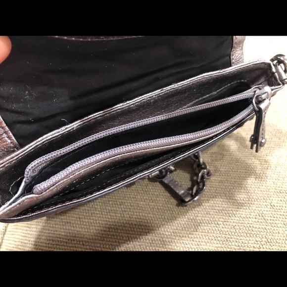 Calvin Klein Leather Crossbody Shoulder Bag Purse - Picture 15 of 16